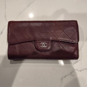 Chanel Interlocking CC logo trifold Wallet